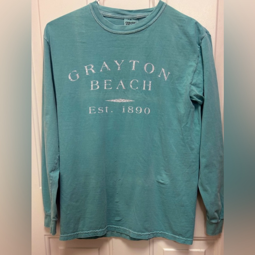 Comfort Colors Seafoam Green Long Sleeve Tee